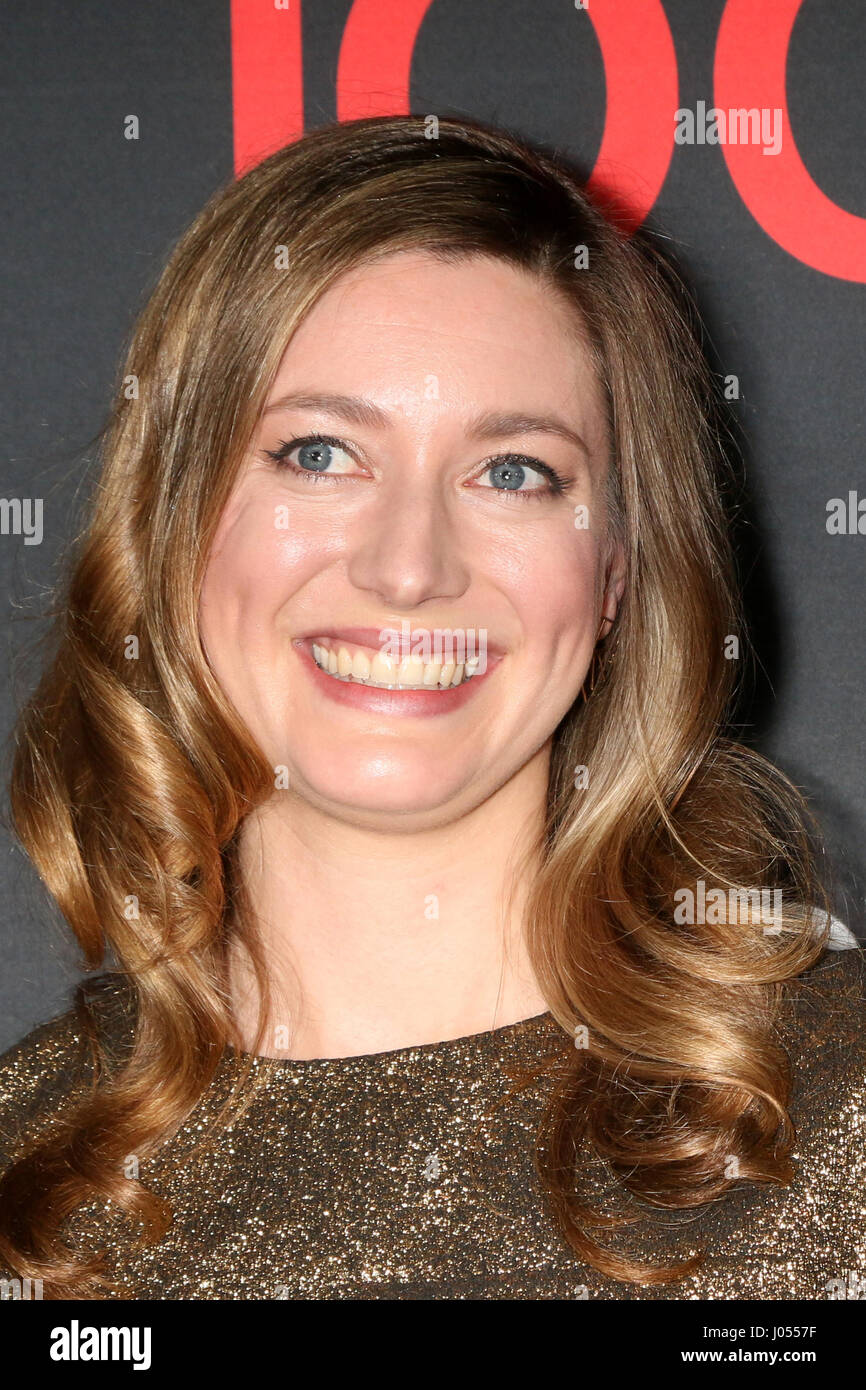 West Hollywood, CA, USA. 8th Apr, 2017. LOS ANGELES - APR 8: Zoe Perry at the ''Scandal'' 100th Show Party at Fig & Olive Resturant on April 8, 2017 in West Hollywood, CA Credit: Kathy Hutchins/via ZUMA Wire/ZUMA Wire/Alamy Live News Stock Photo