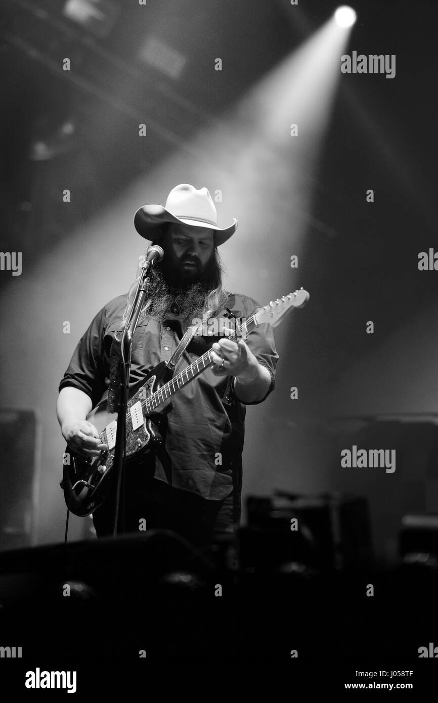 Chris stapleton in concert Black and White Stock Photos & Images - Alamy