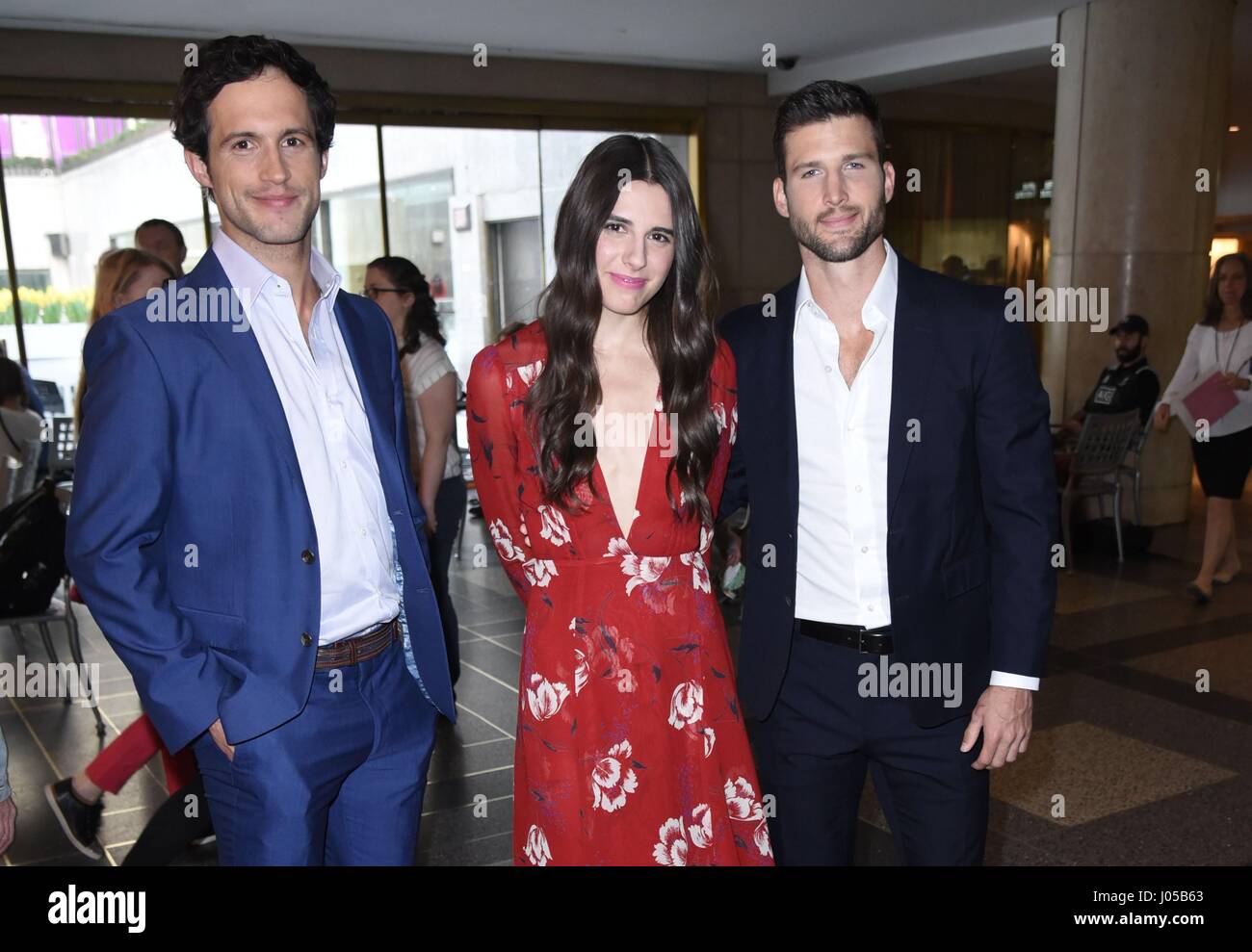 New York, NY, USA. 10th Apr, 2017. Rob Heaps, Marianne Rendon, Parker ...