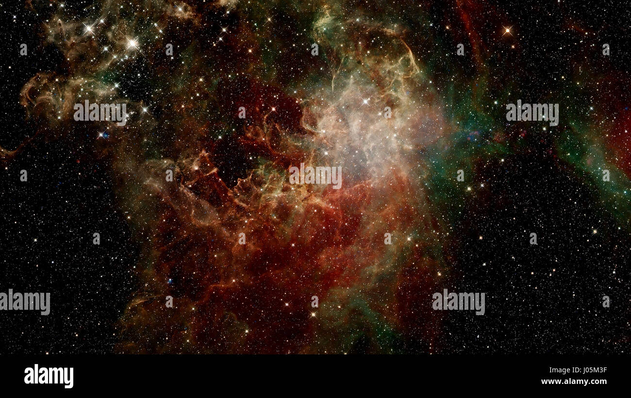 Remnant of the supernova explosion. Elements of this image furnished by