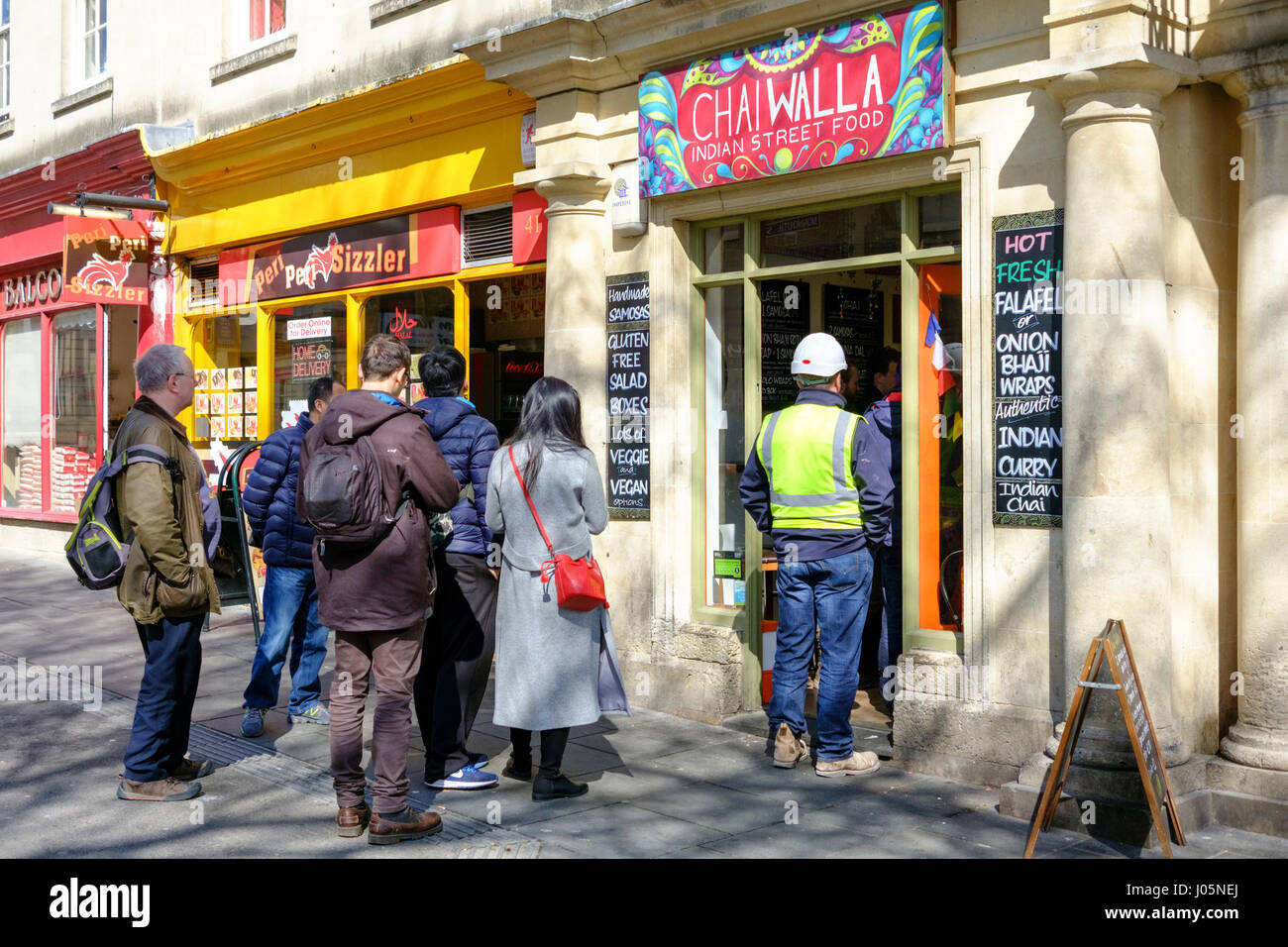 Bath a historic city in Somerset England UK Chaiwalla Indian Street