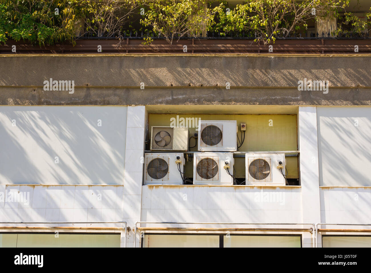 Air conditioning compressor Stock Photo Alamy