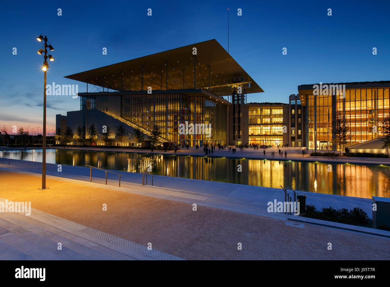 National Library of Greece and the Greek National Opera in Athens
