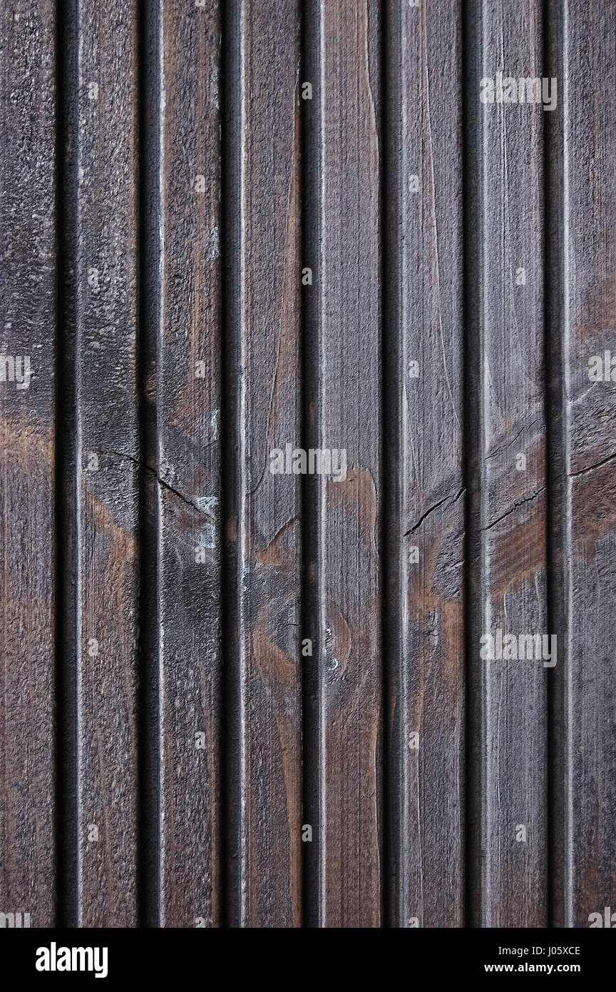 Wooden Plank Terrace Board, Black, Grey Wood Tar Paint Texture Detail