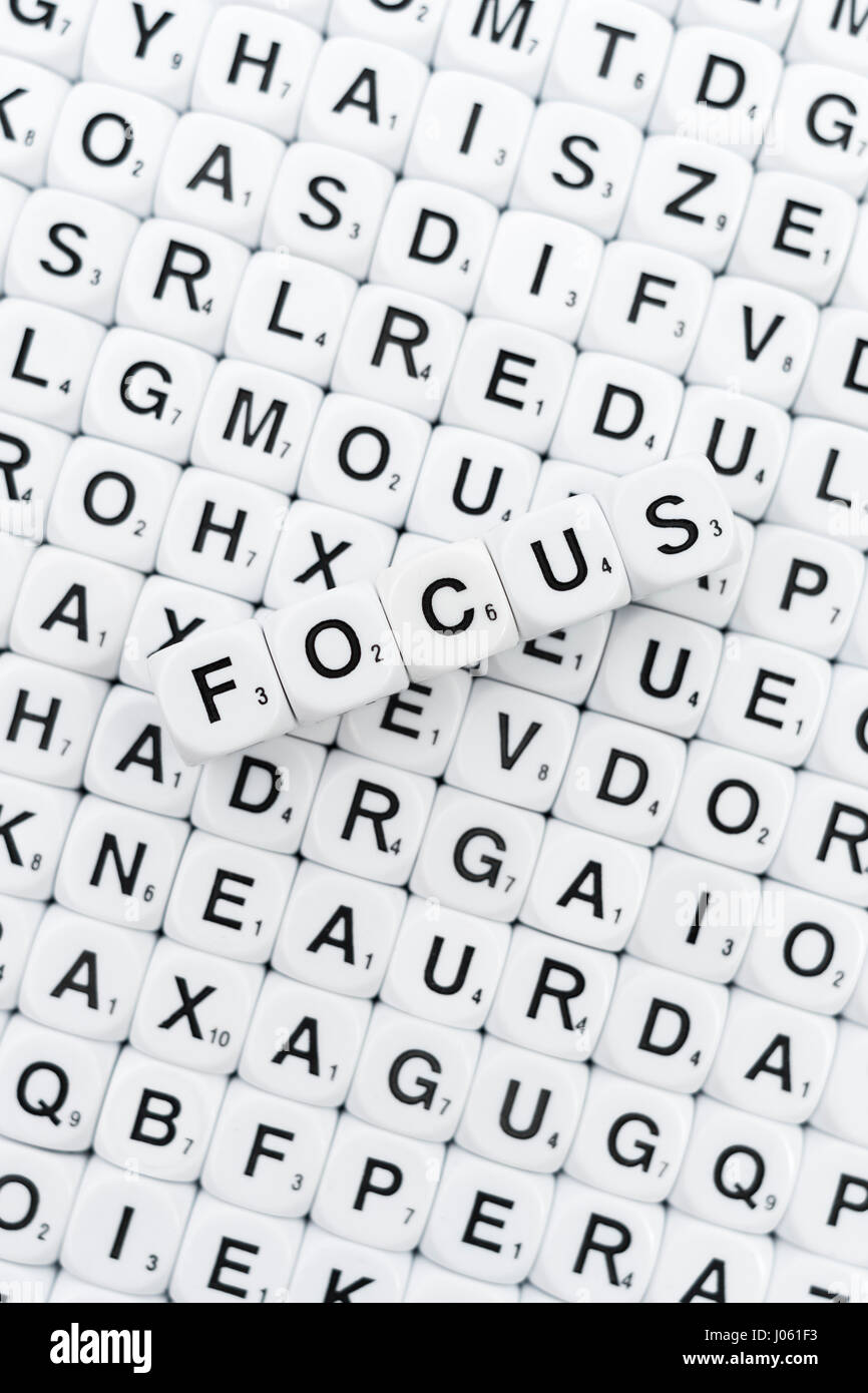 Alphabet Dice Letter Dice Scrabble Type Dice Spelling Out The Word Focus Stock Photo Alamy