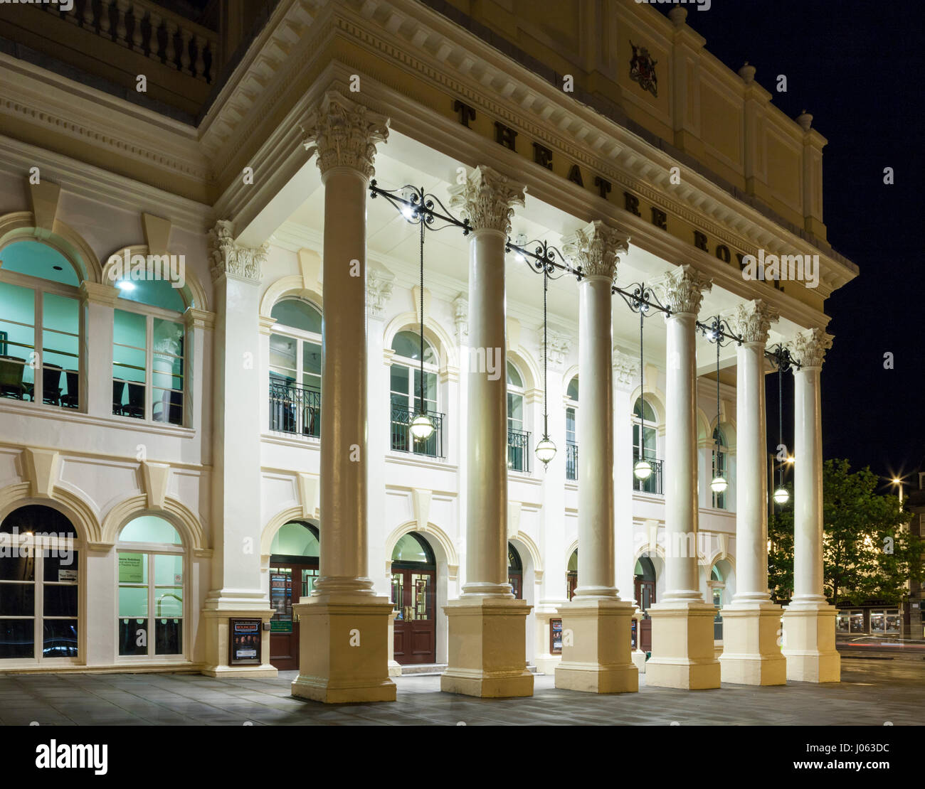 Nottingham Theatre Royal at night, Nottingham, England, UK Stock Photo Alamy