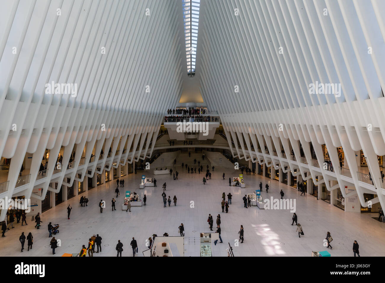 Oculus, World Trade Center transport hub Stock Photo
