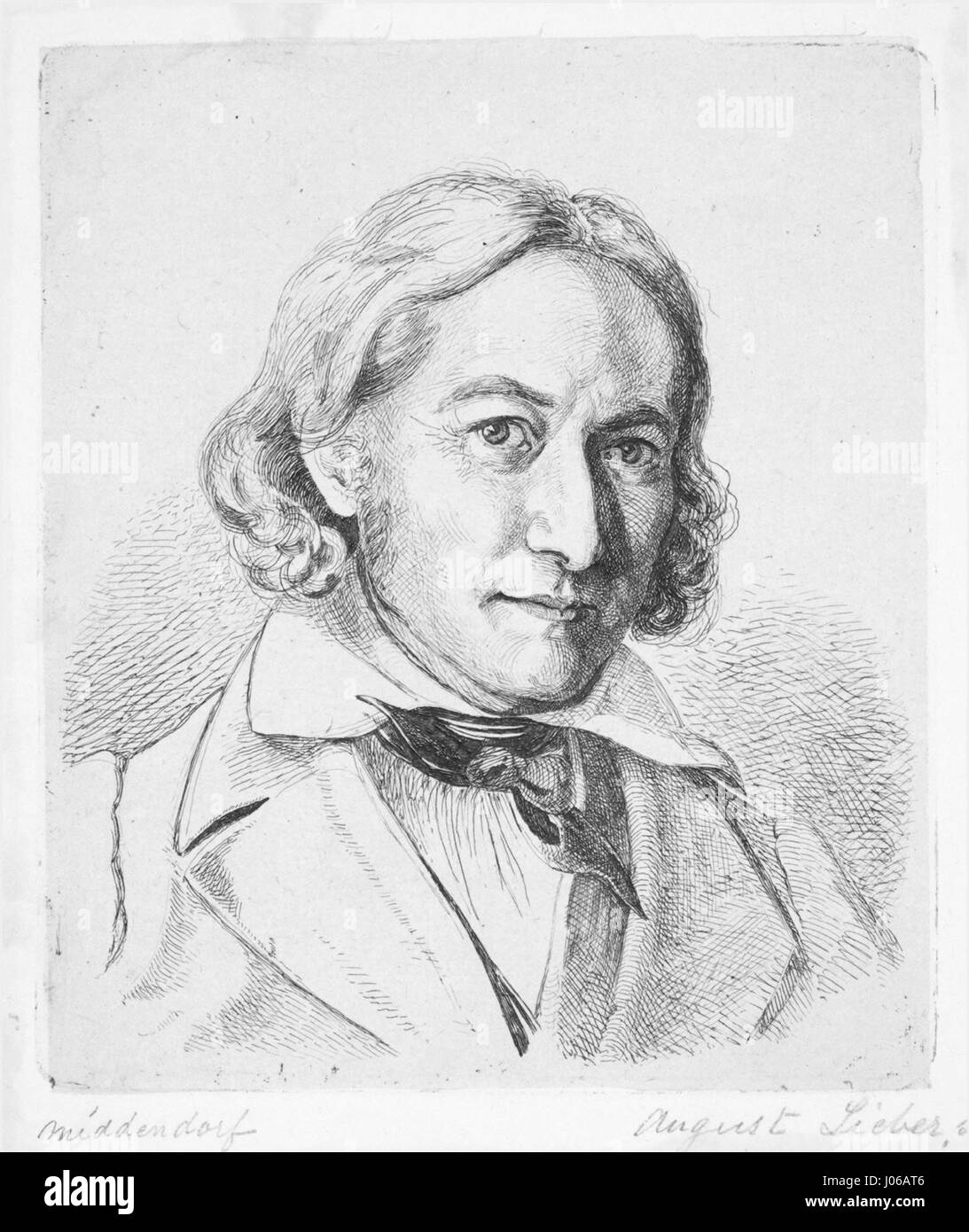 Wilhelm Middendorf by August Lieber Stock Photo - Alamy