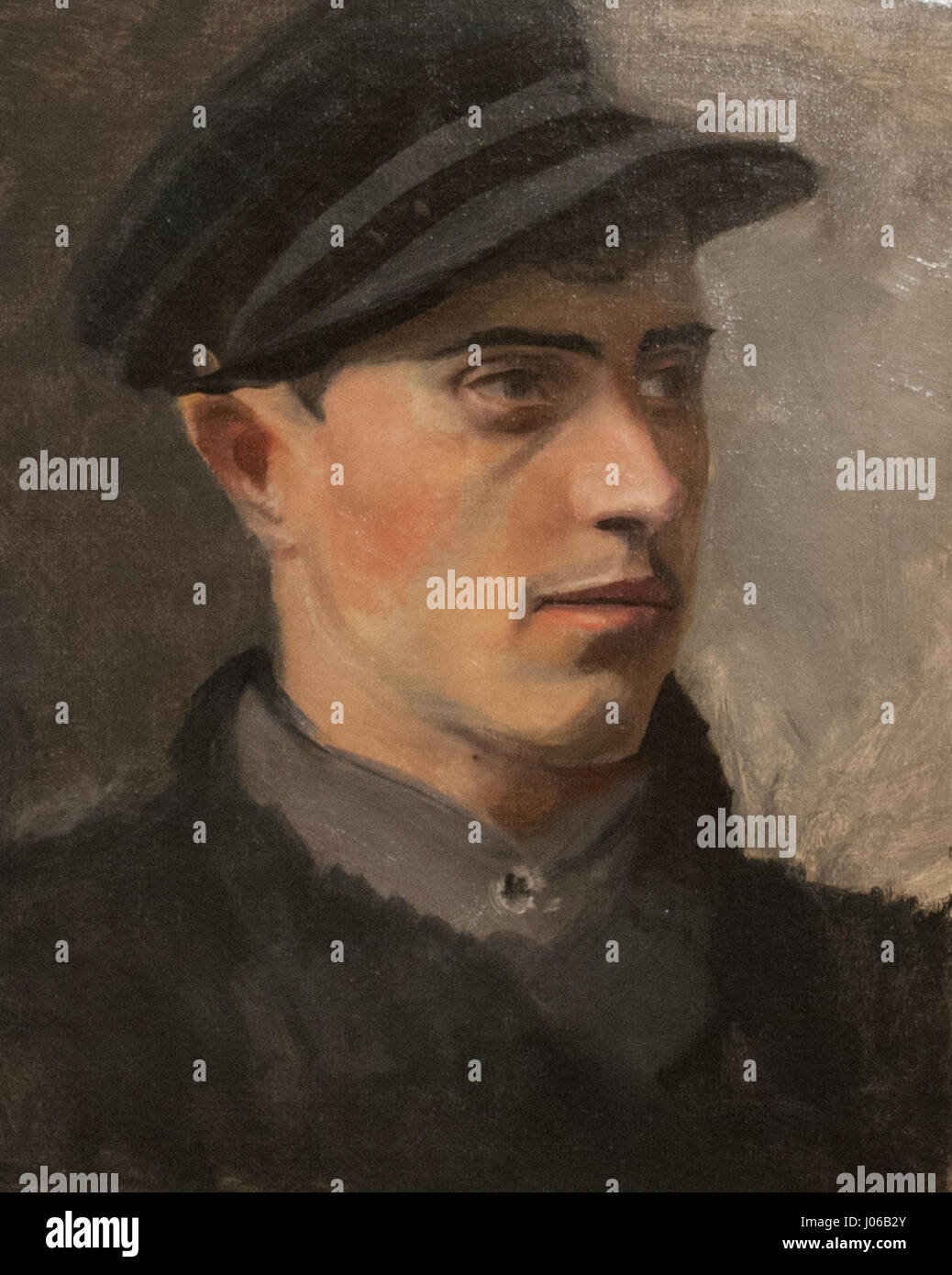A portrait by Hungarian artist László Mednyánszky, showcasing his ...