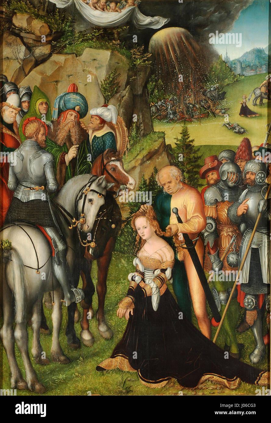 Lucas Cranach the Elder’s The Beheading of Saint Catherine (circa 1515 ...