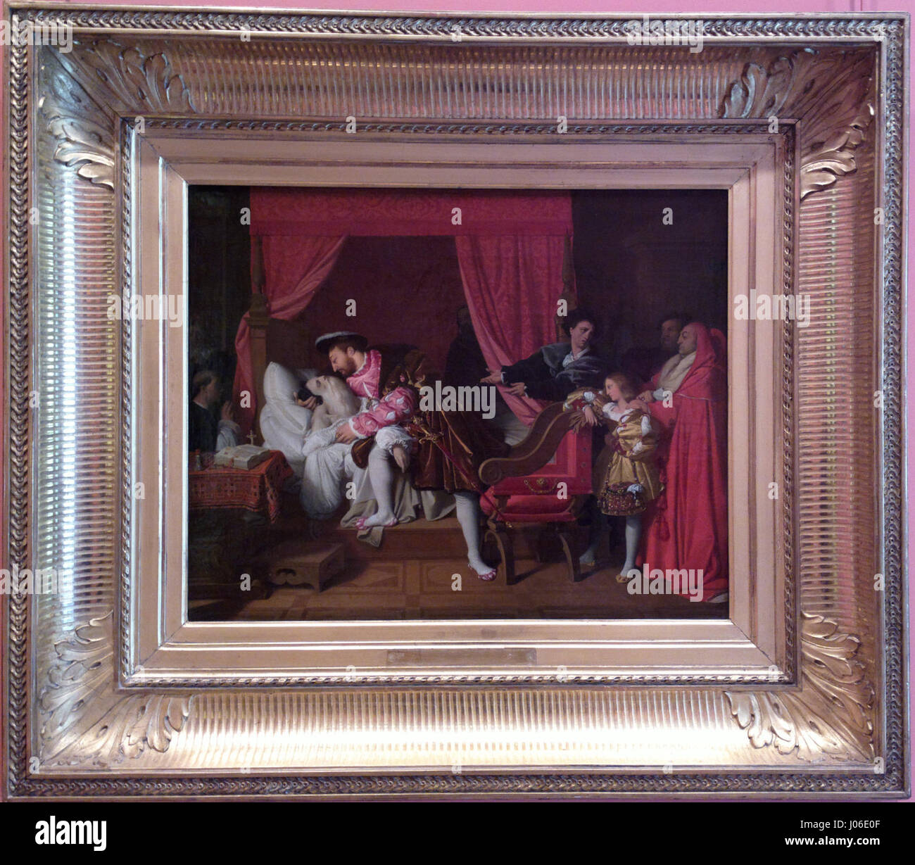 Ingres François Ier reçoit les derniers soupirs de Léonard de Vinci 1818 Stock Photo