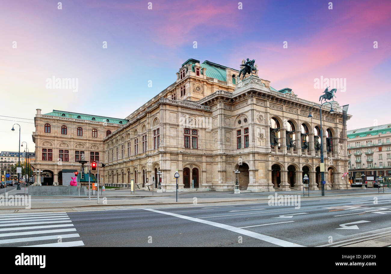 Vienna Opera house, Austria Stock Photo