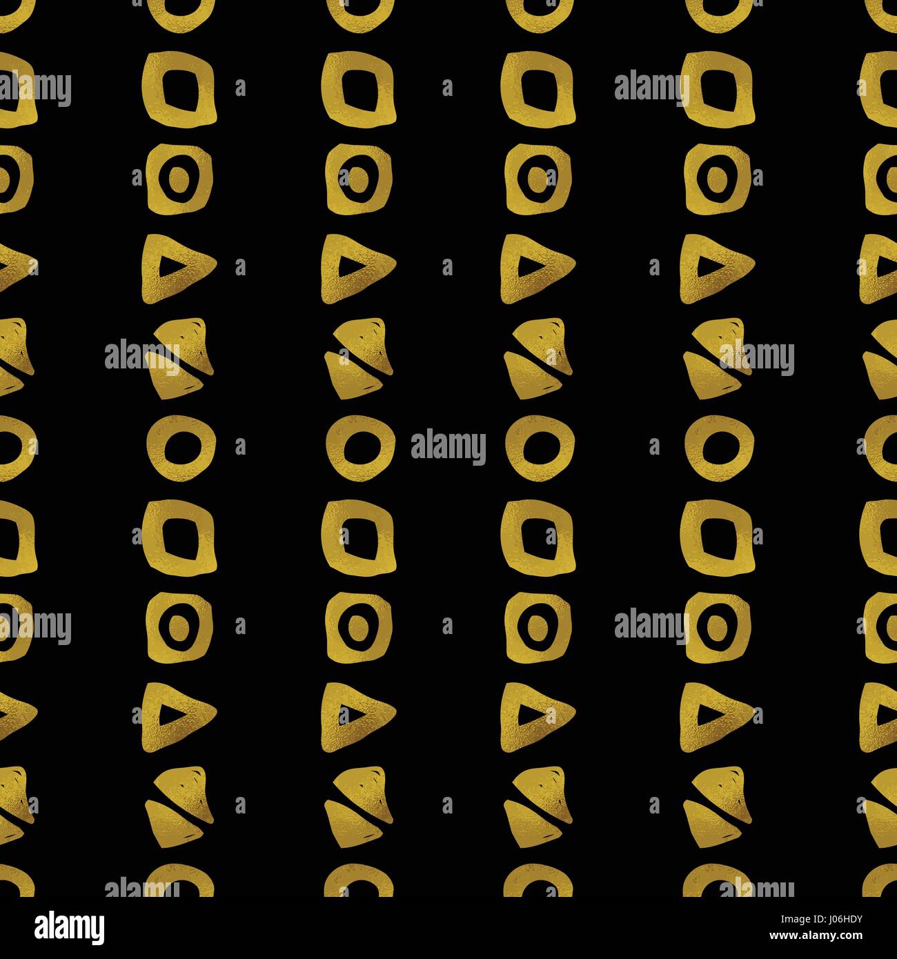 Abstract seamless pattern. Black and gold grunge background with rows ...