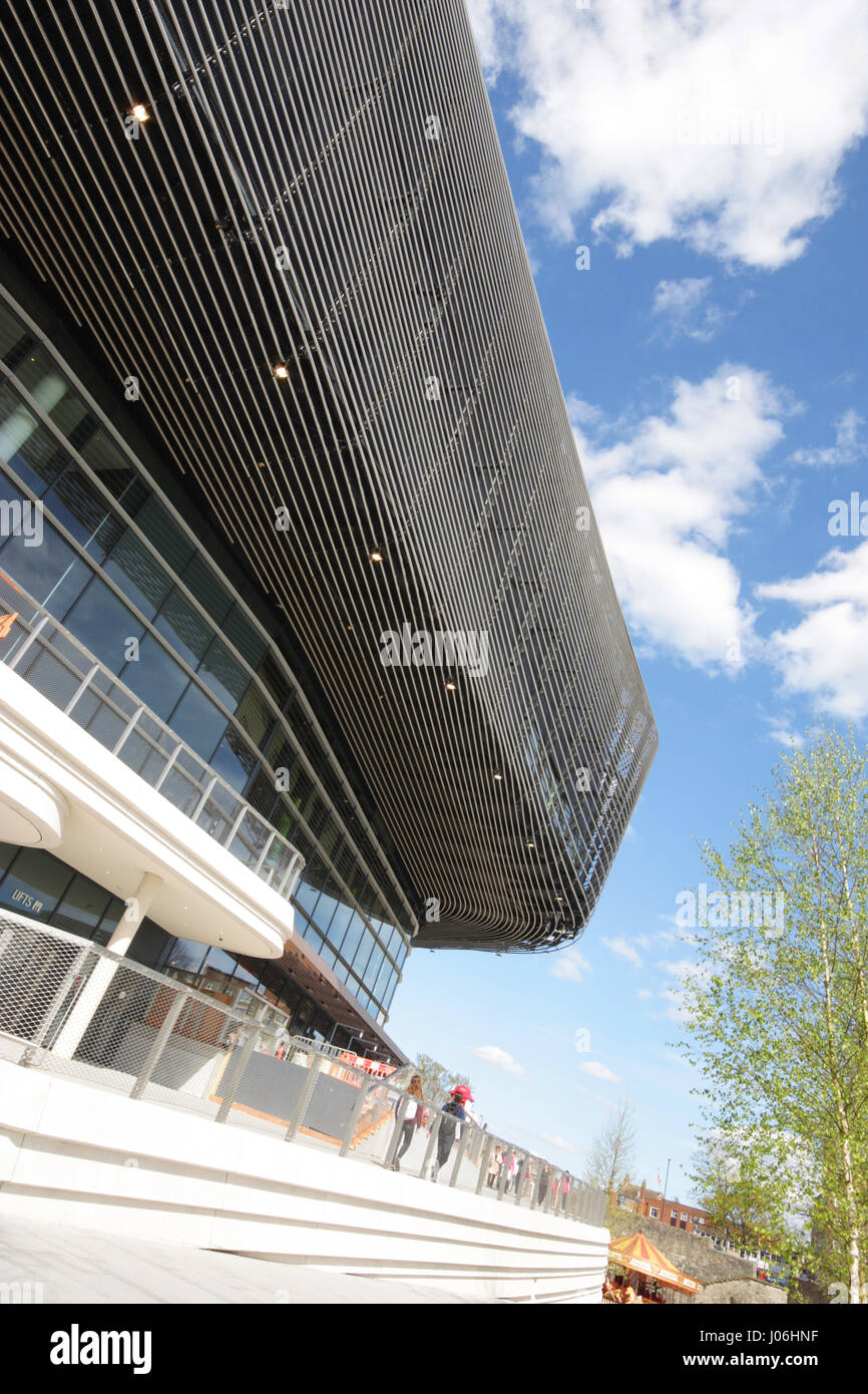 New Watermark restaurant and Showcase Cinema complex in the WestQuay Shopping Centre. Nearly finished but some restaurants are still being fitted out. Stock Photo