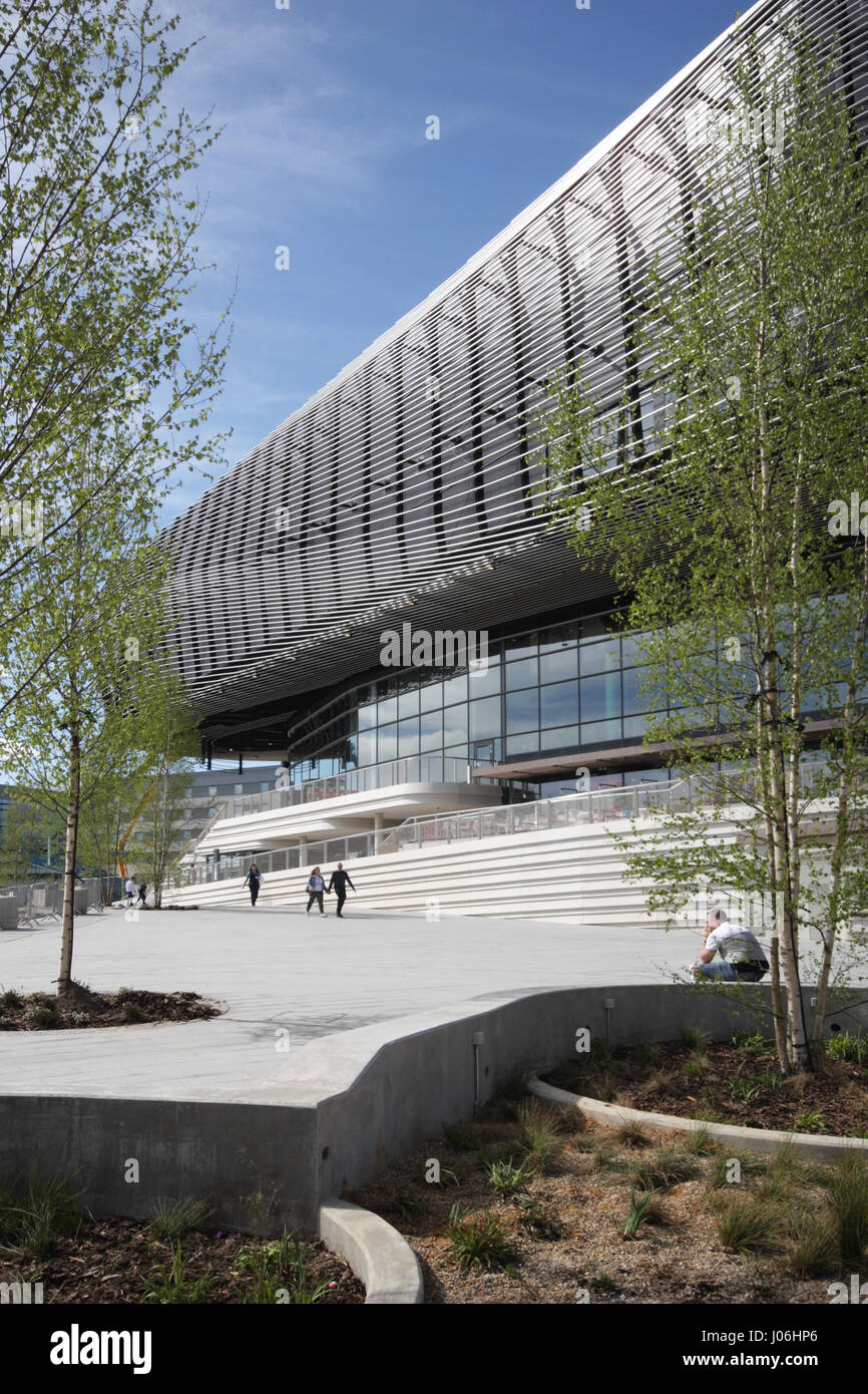 New Watermark restaurant and Showcase Cinema complex in the WestQuay Shopping Centre. Nearly finished but some restaurants are still being fitted out. Stock Photo