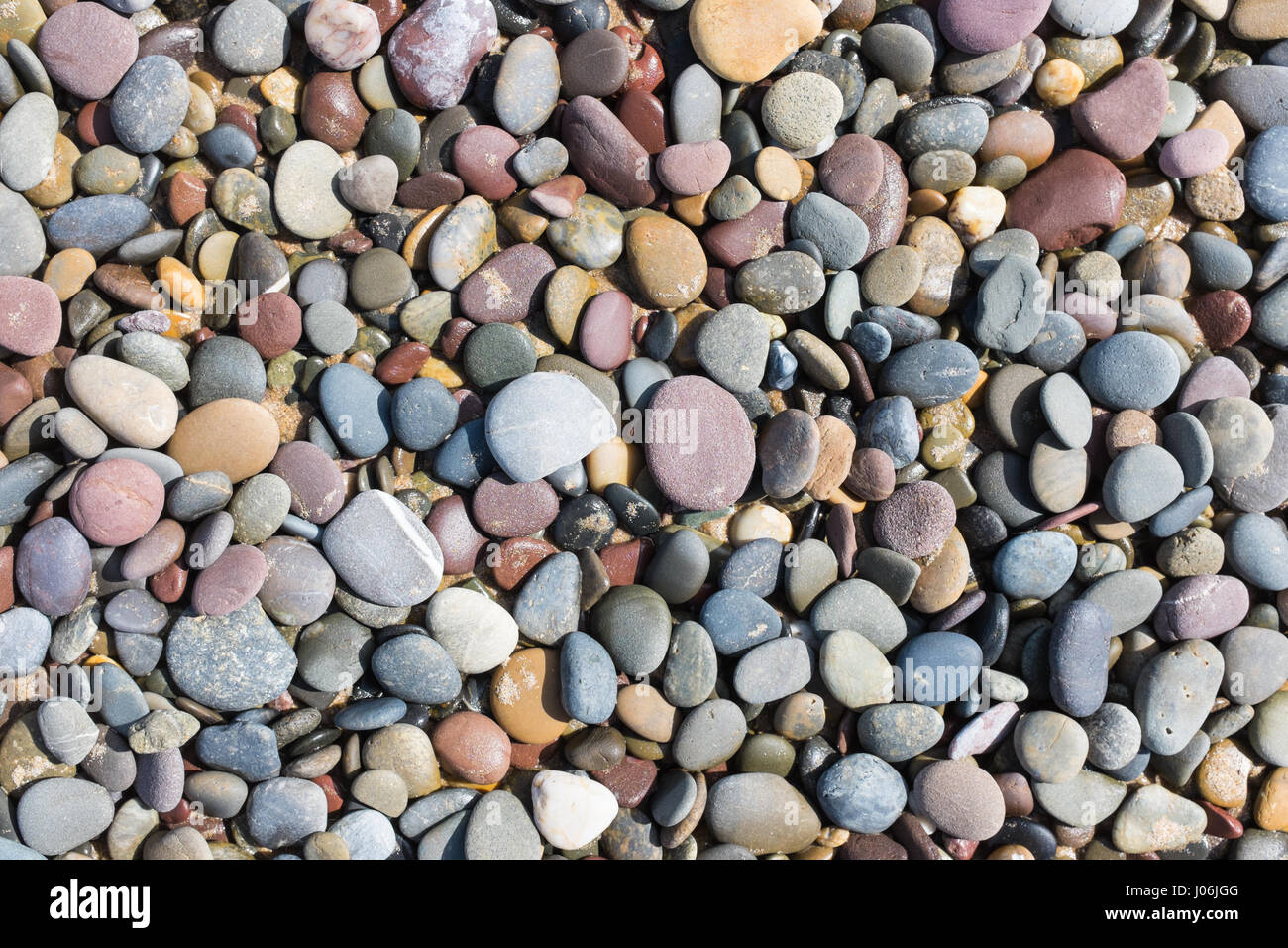 Freshwater West Beach on the Pembrokeshire Coast Park in Wales Stock Photo