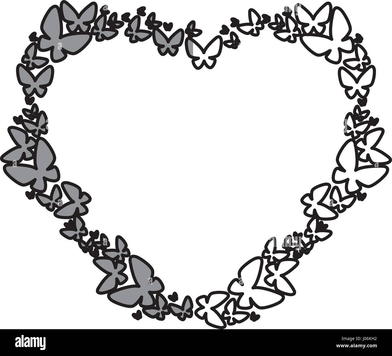 heart floral frame icon vector illustration design Stock Vector Image ...