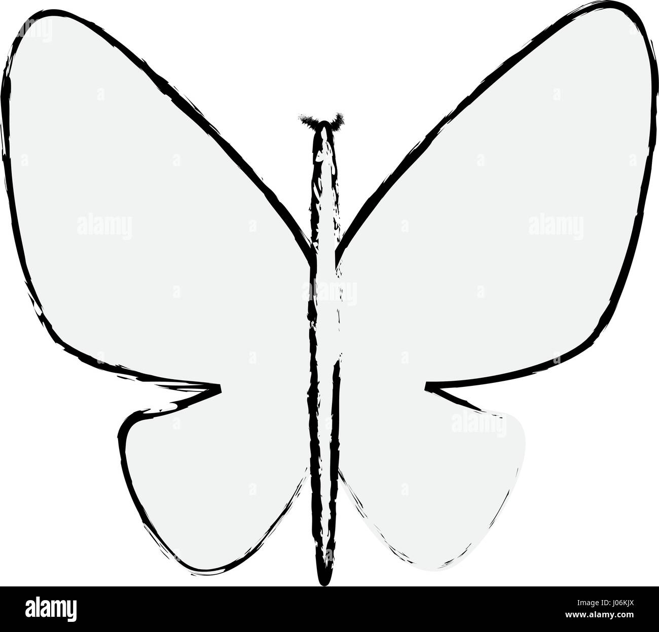 cute butterfly isolated icon vector illustration design Stock Vector ...