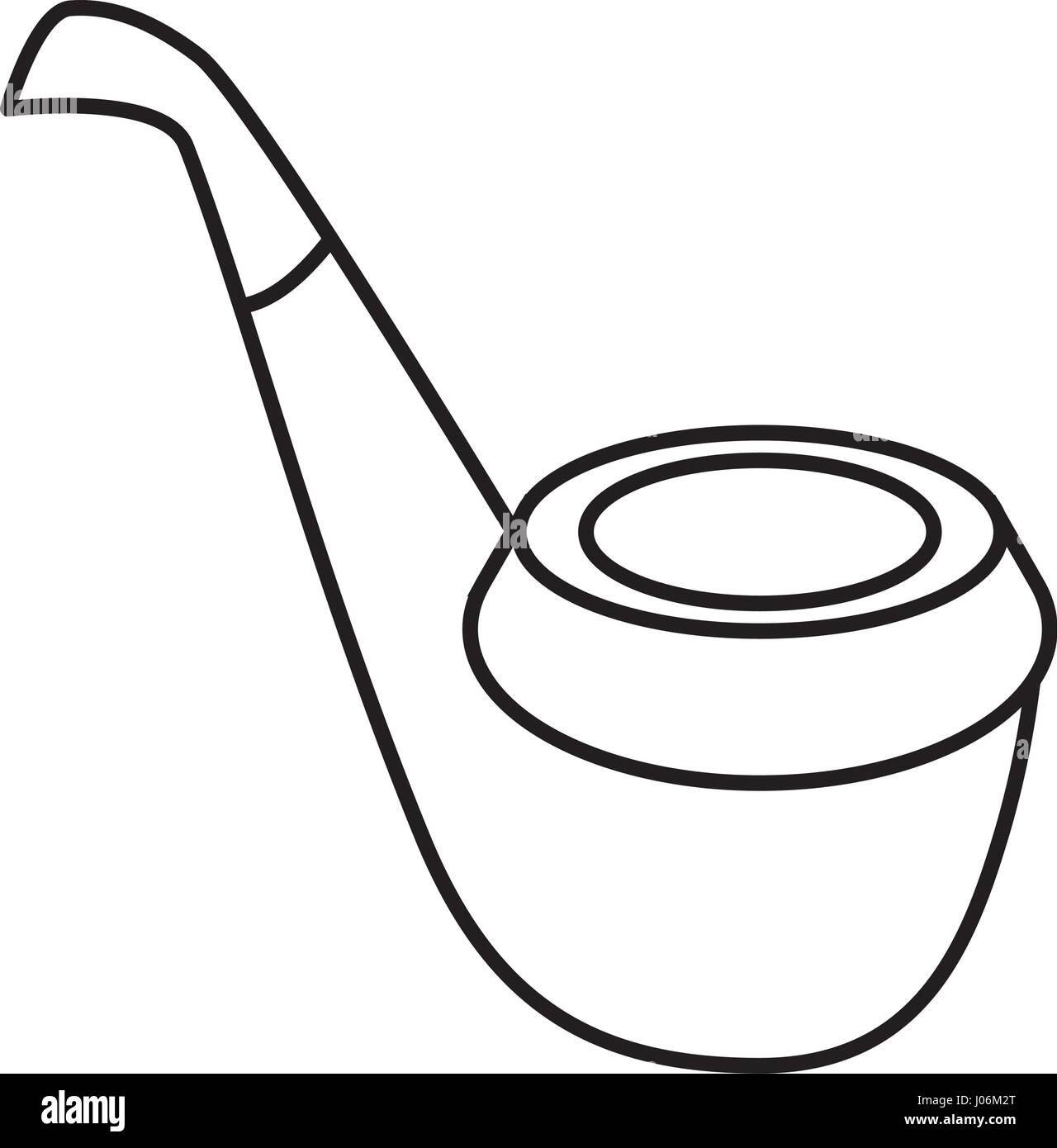 pipe wooden isolated icon Stock Vector Image & Art - Alamy
