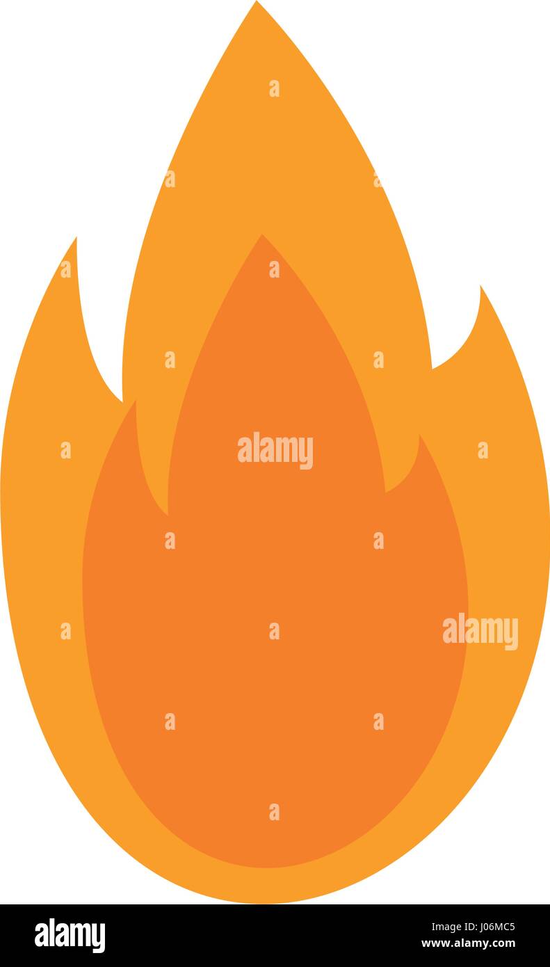 fire flame isolated icon Stock Vector Image & Art - Alamy