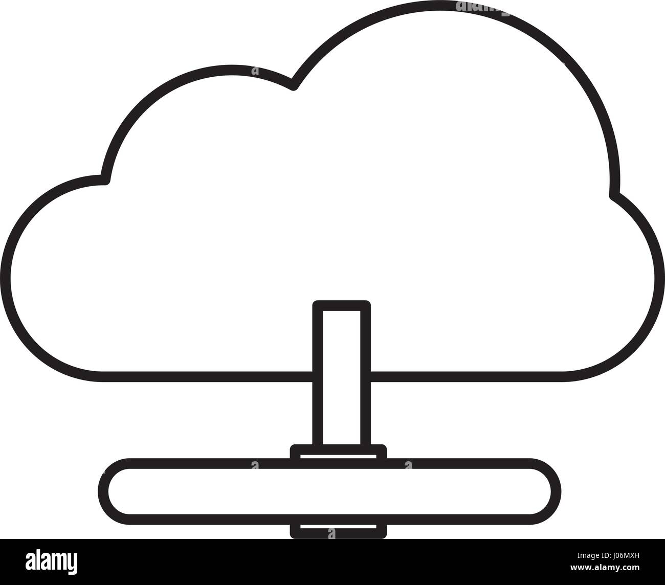 cloud computing isolated icon Stock Vector Image & Art - Alamy