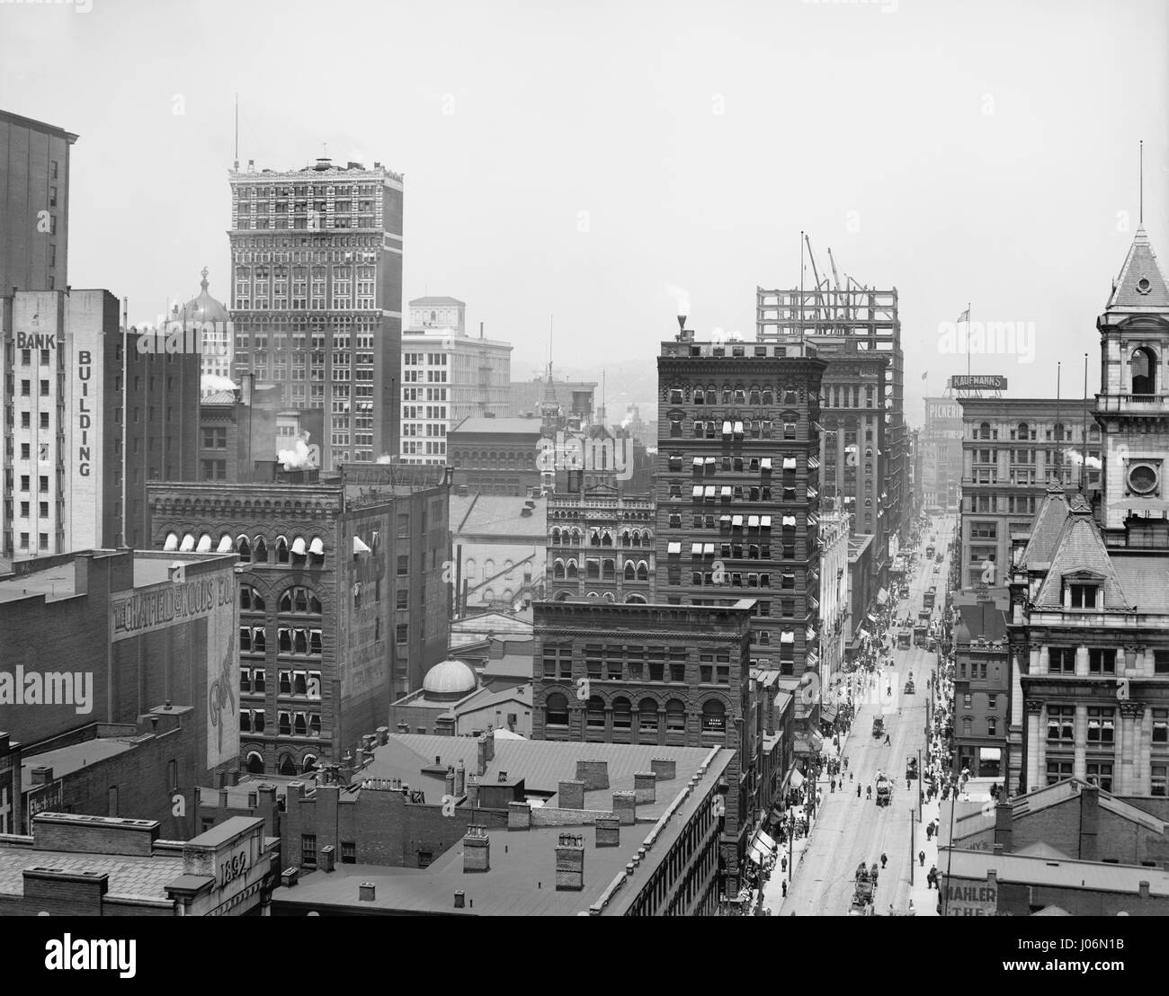 Cityscape, Pittsburgh, Pennsylvania, USA, Detroit Publishing Company