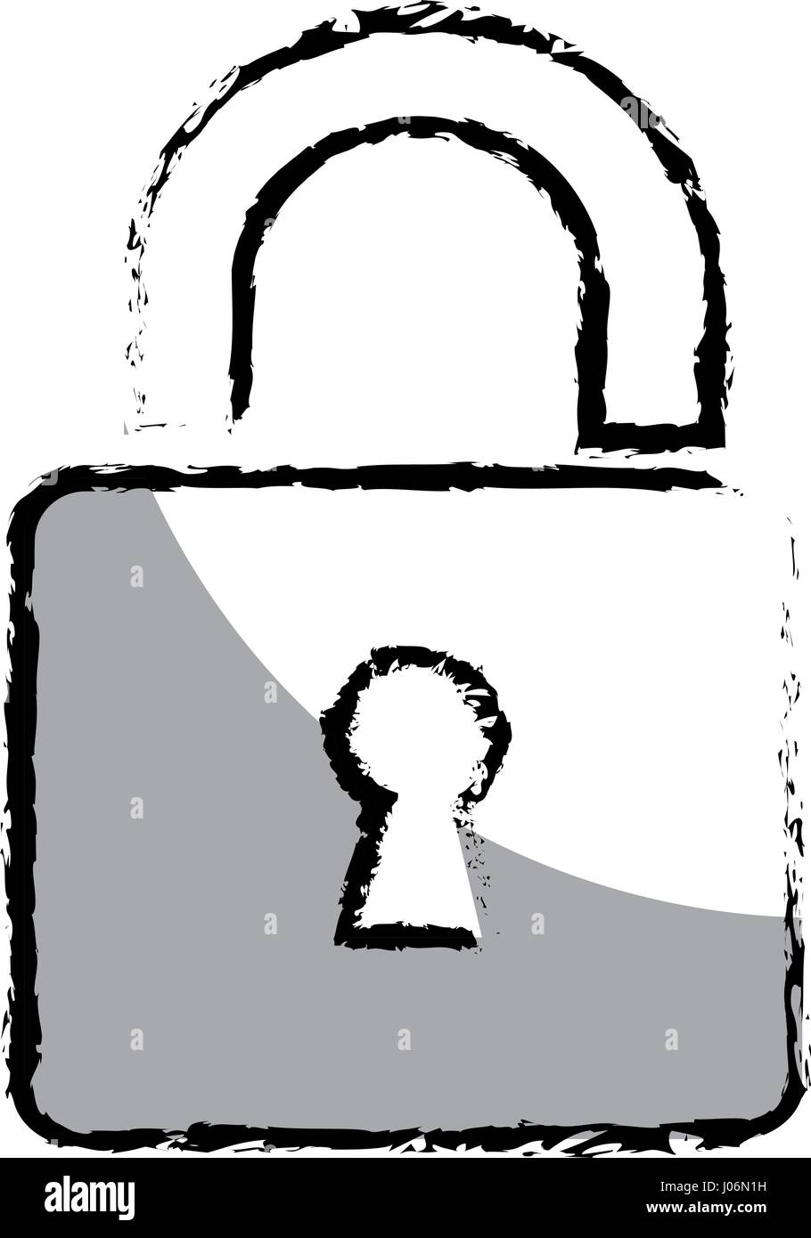 safe padlock isolated icon Stock Vector Image & Art - Alamy