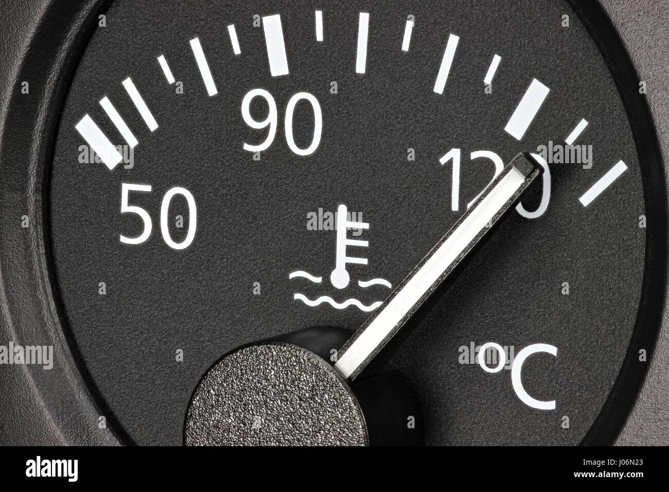 temperature gauge in car dashboard hot Stock Photo Alamy