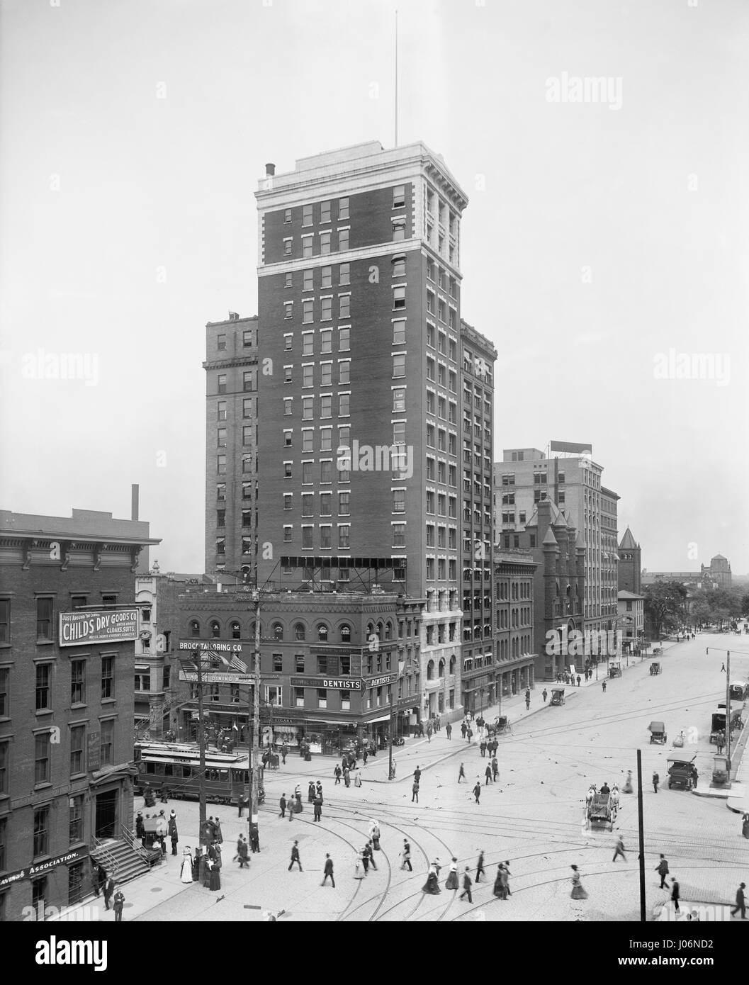 High and Broad Streets, Columbus, Ohio, USA, Detroit Publishing Company, 1905 Stock Photo