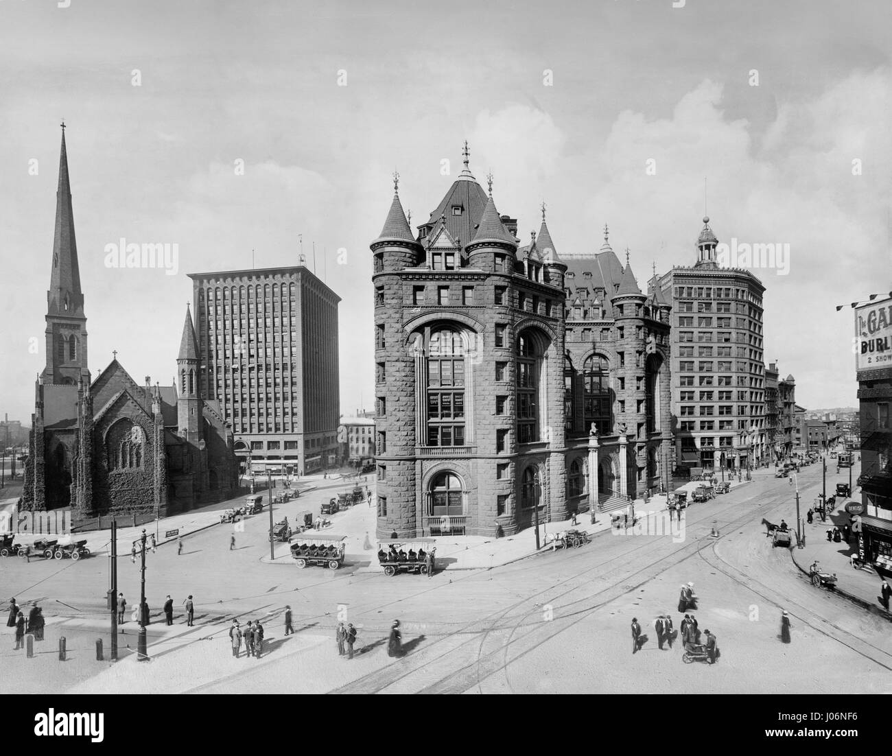 Shelton Square, Buffalo, New York, USA, Detroit Publishing Company, 1915 Stock Photo Alamy