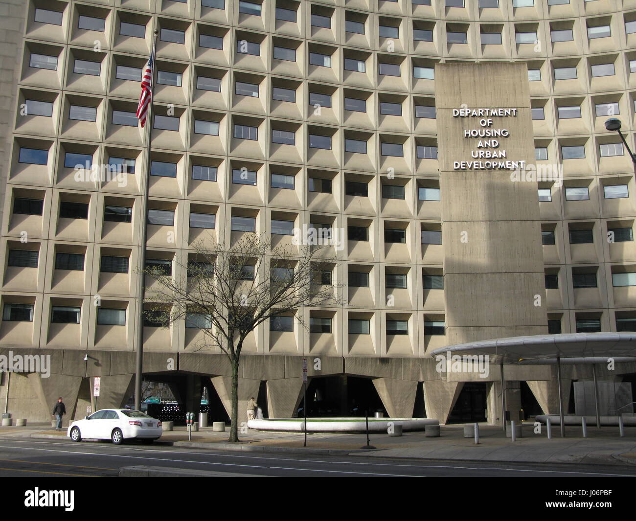 Robert C. Weaver Federal Building, Washington DC Stock Photo