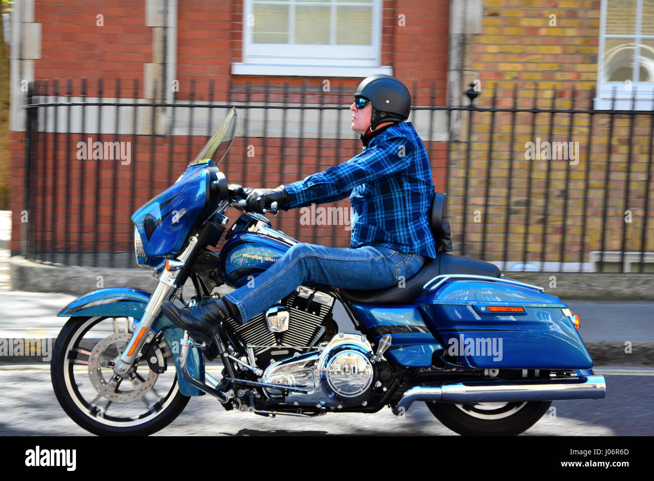 harley davidson blue shirt