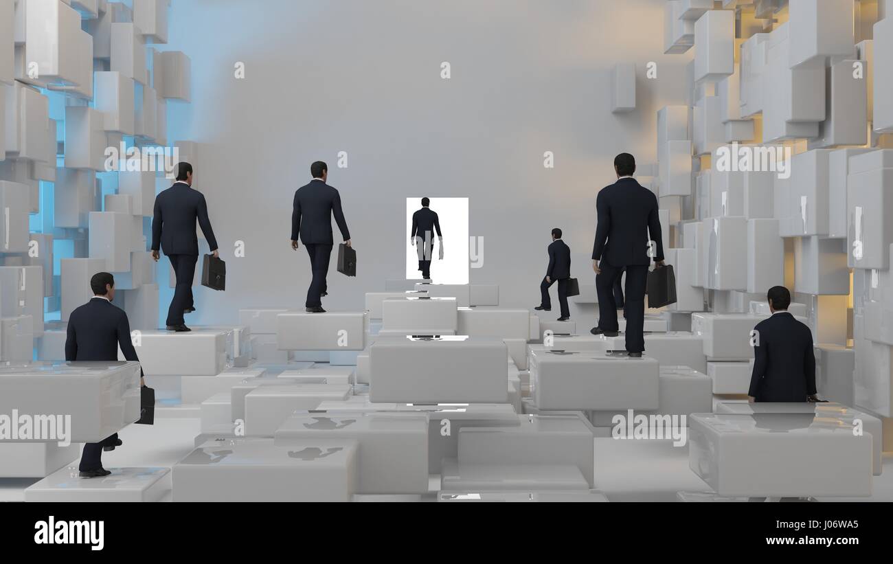 3D business concept 3D illustration Stock Photo - Alamy