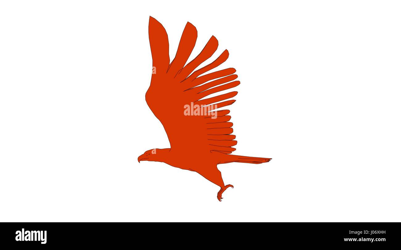3d eagle logo hi-res stock photography and images - Alamy