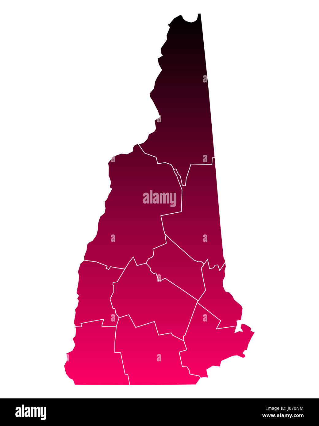 Map of New Hampshire