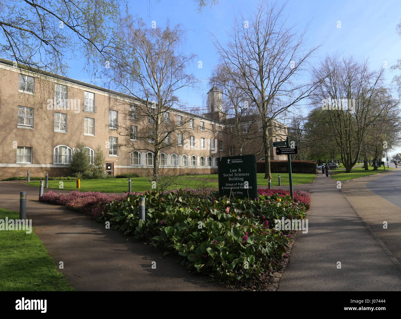 Law and Social Sciences building University of Nottingham UK April 2017