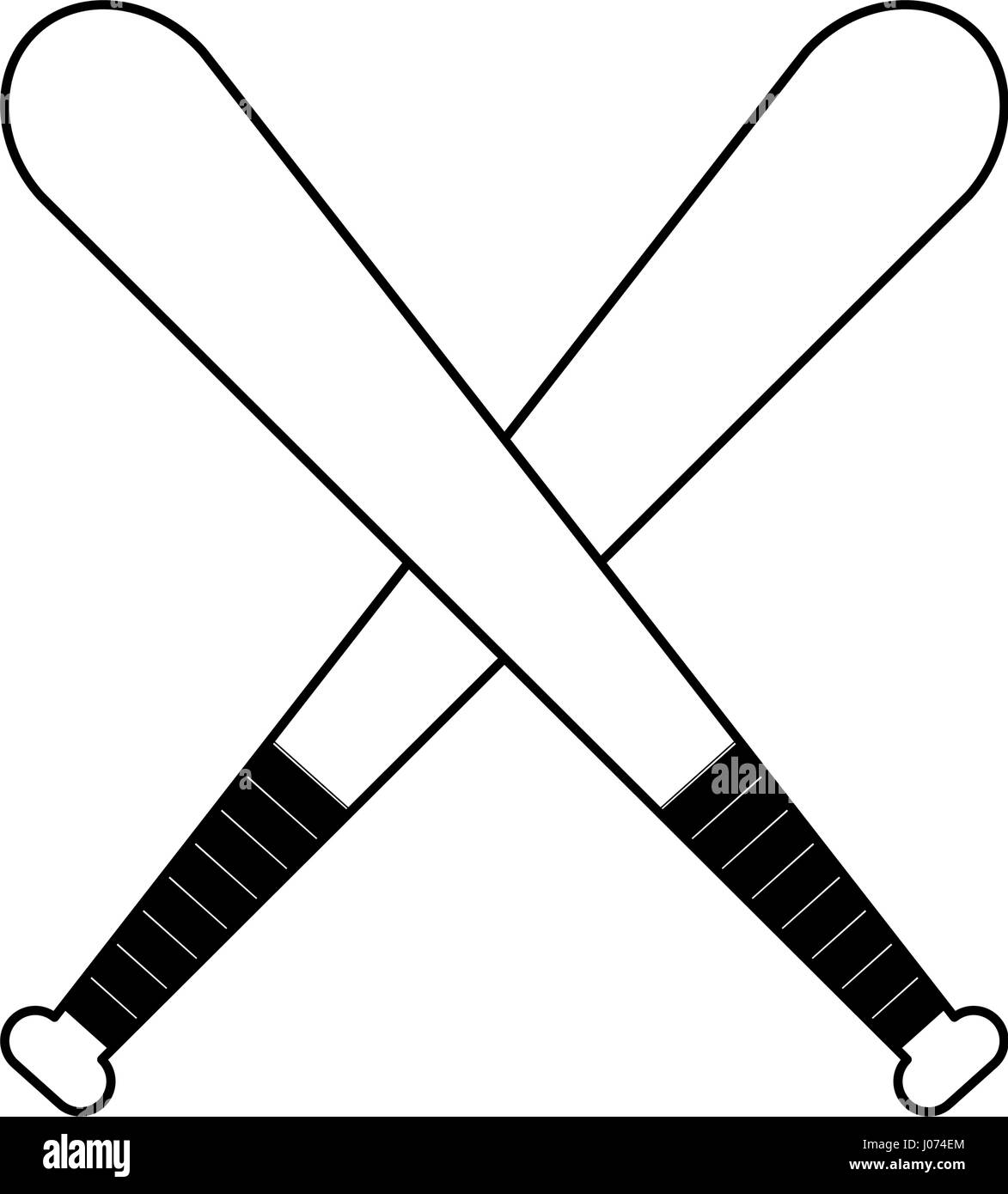 figure baseball bats to play icon Stock Vector Image & Art - Alamy