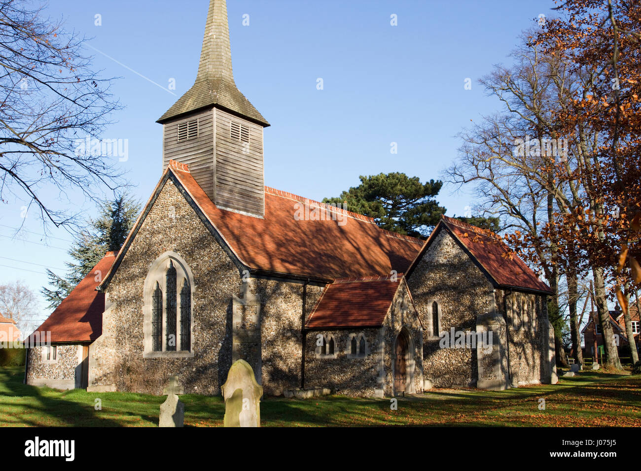 St Mary the Virgin Church, Tawney Lane, Stapleford Tawney, Essex, England Stock Photo Alamy