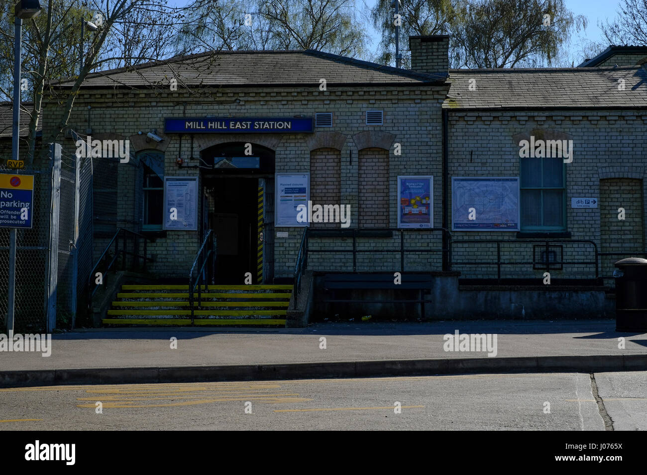 Mill Hill East tube station Stock Photo Alamy