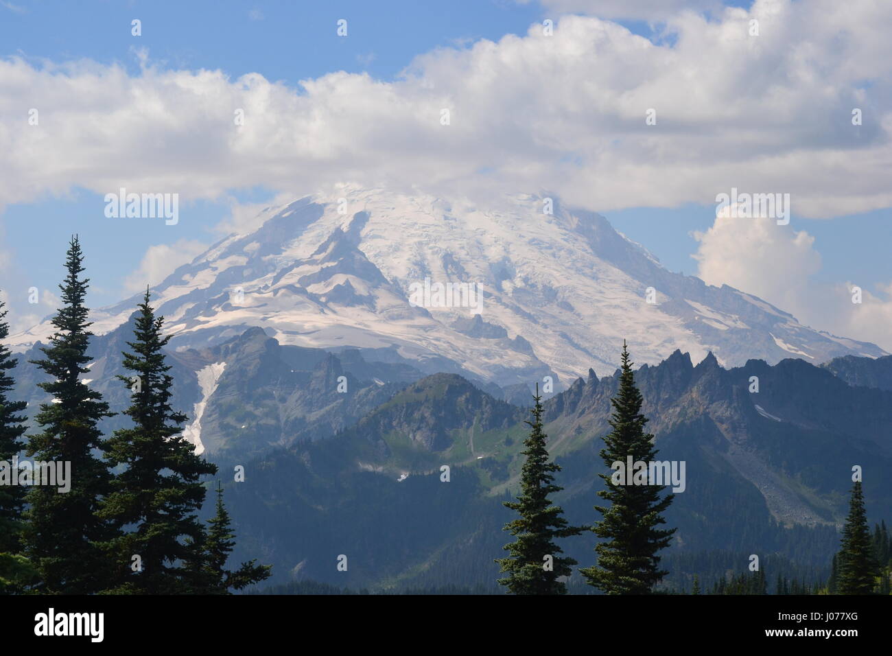Mt Rainier Stock Photo