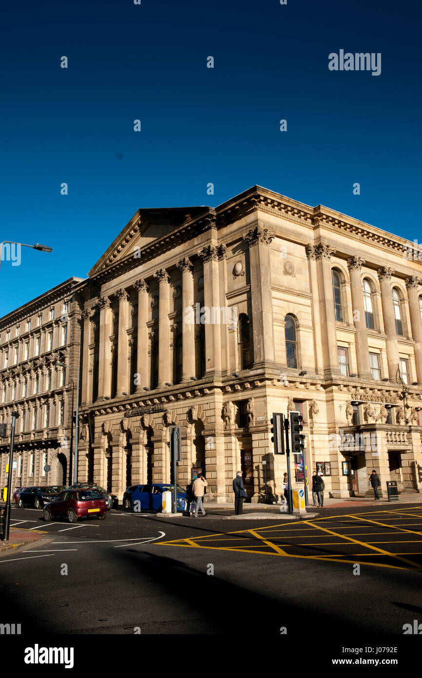 St George's Hall, Bradford - Concert Hall and Entertainment Venue Stock Photo