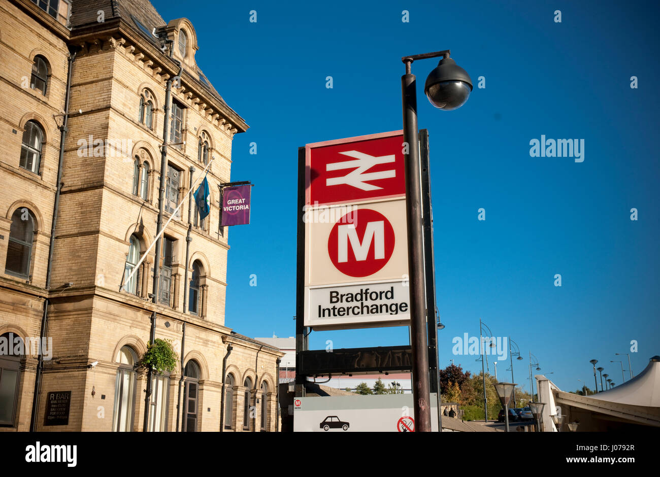 Bradford Interchange Railway Station, Part of Metro Network, Bradford, West Yorkshire Stock Photo