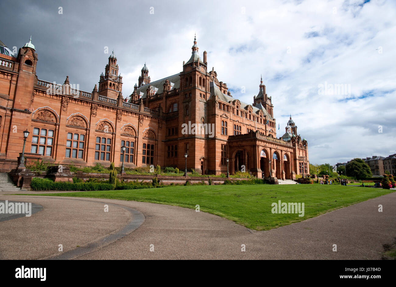 Entrance To Kelvingrove Art Gallery And Museum High Resolution Stock ...