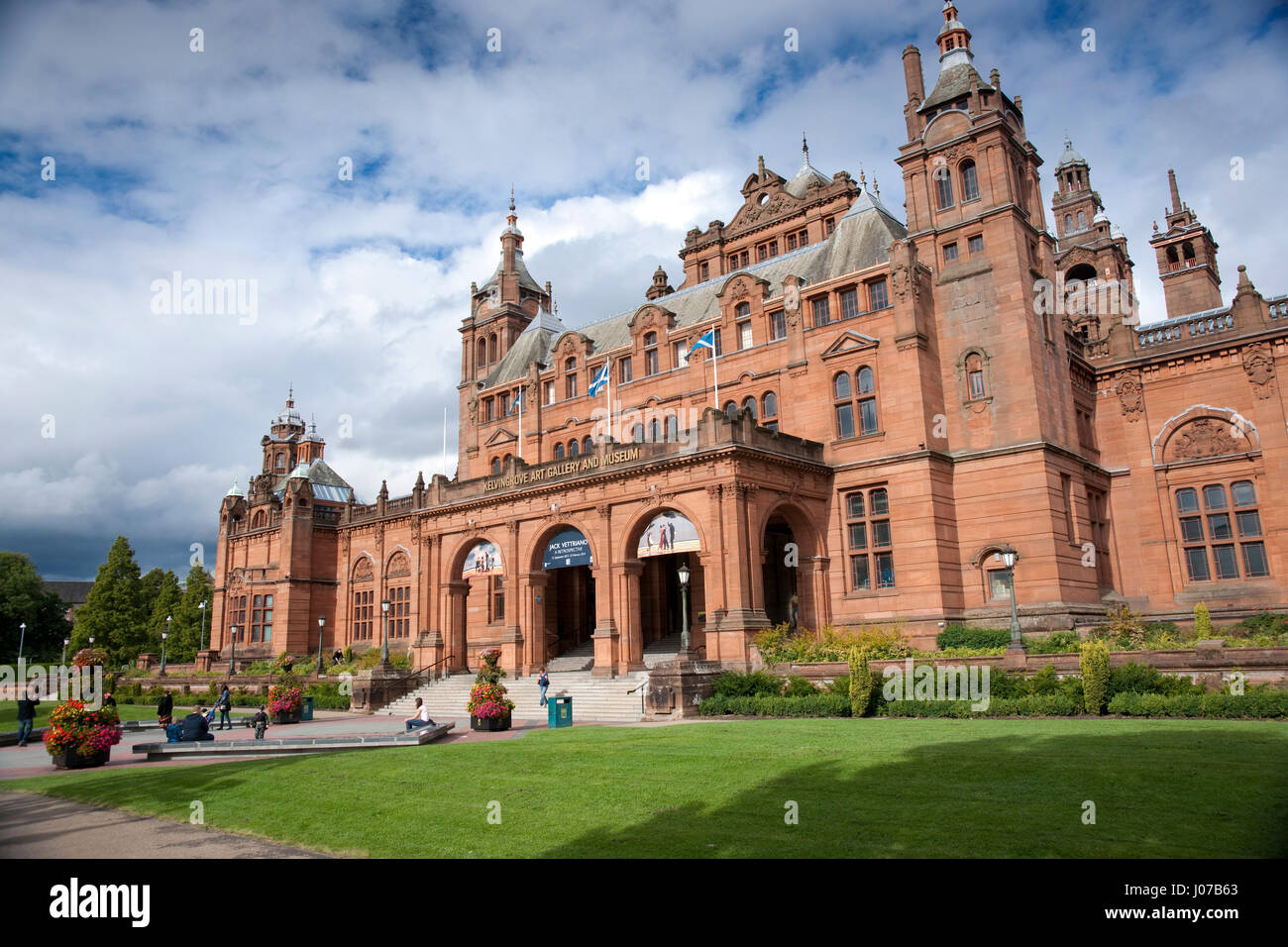 Kelvingrove Art Gallery and Museum, Glasgow, Scotland Stock Photo