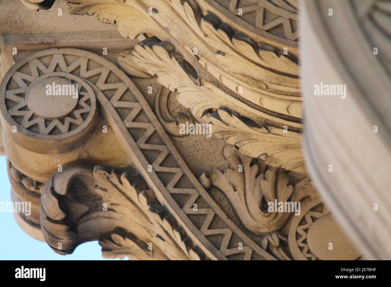 Classical greek architecture exterior Stock Photo