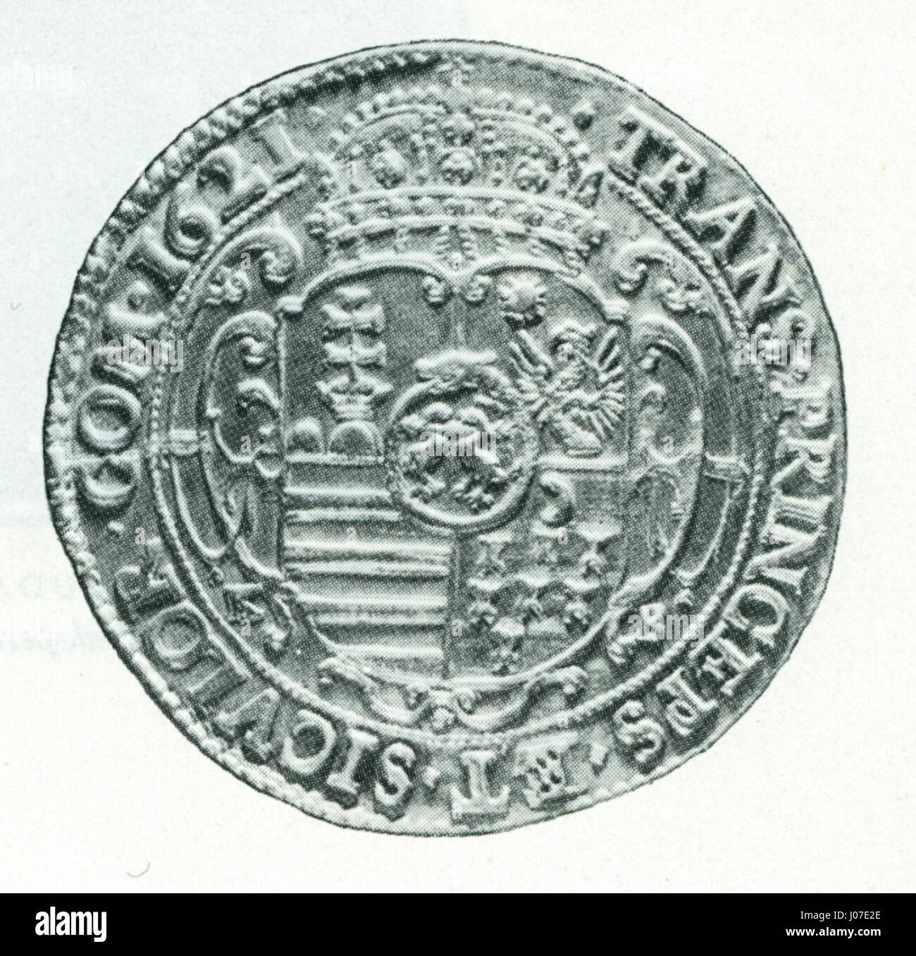 Thaler of Gábor Bethlen, 1621 Stock Photo