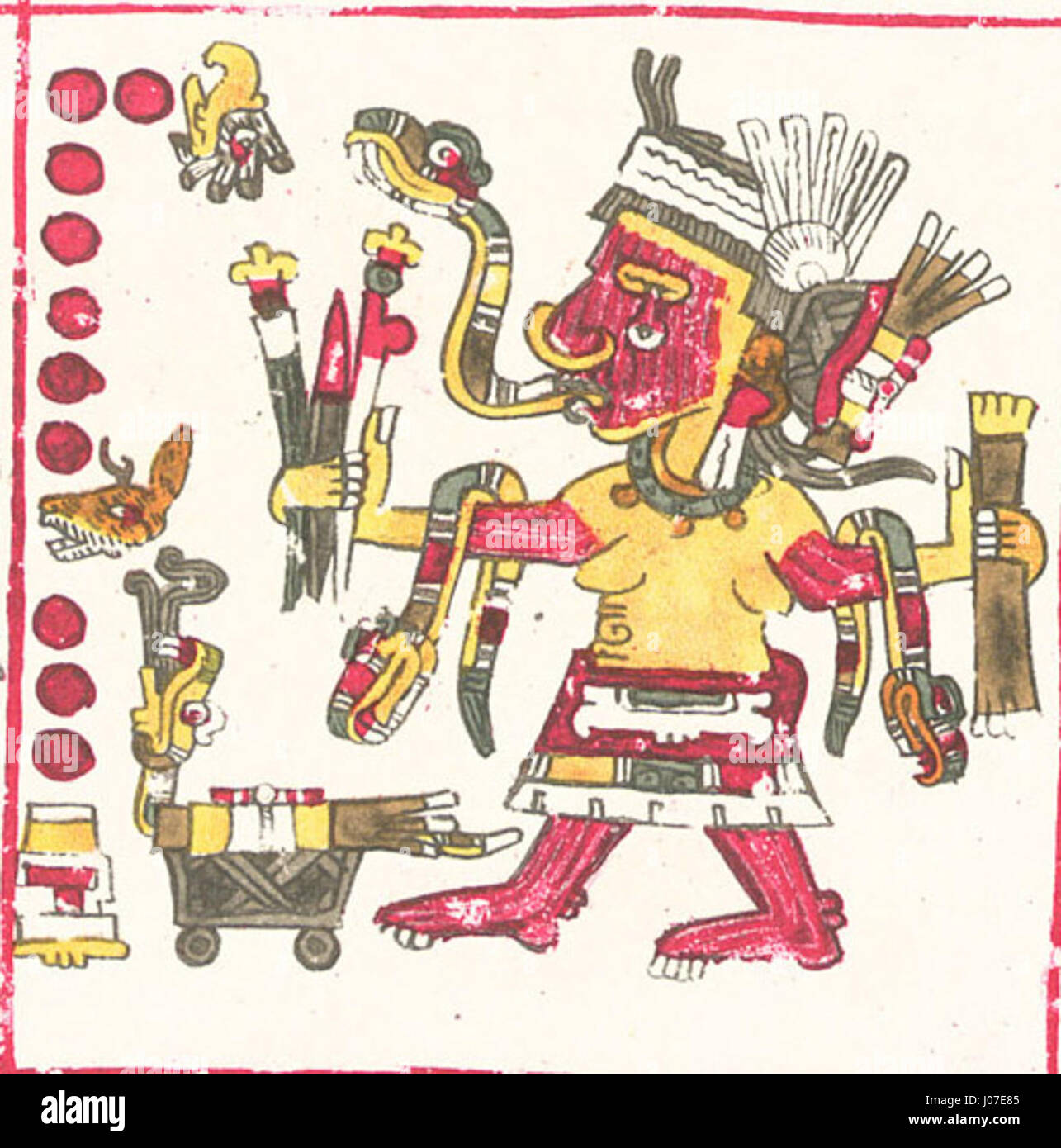 Cihuatēotl, a central deity in Mesoamerican mythology, represents the ...