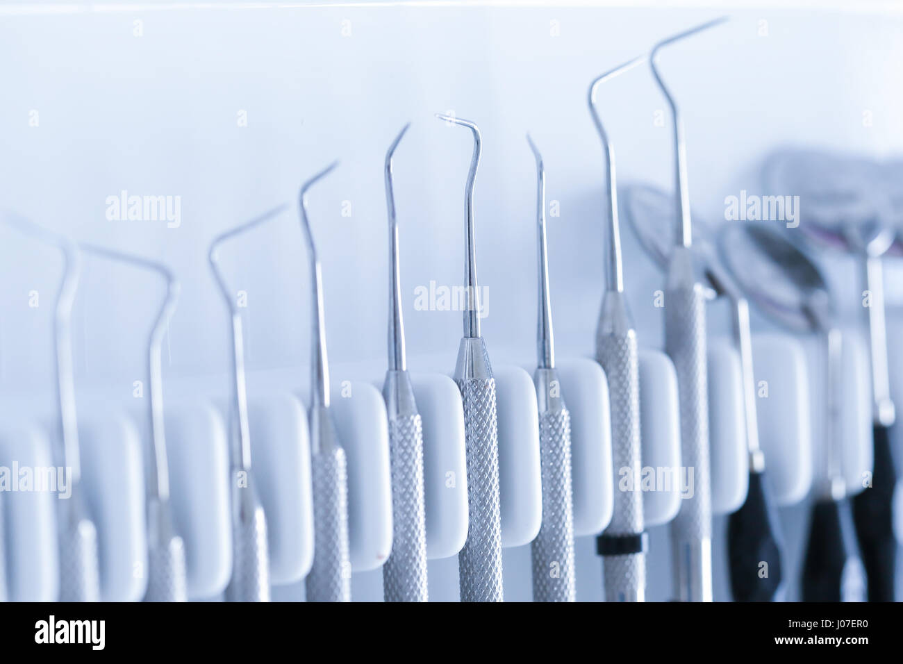 Exploratory dental tools dental explorer, burnisher, periodontal