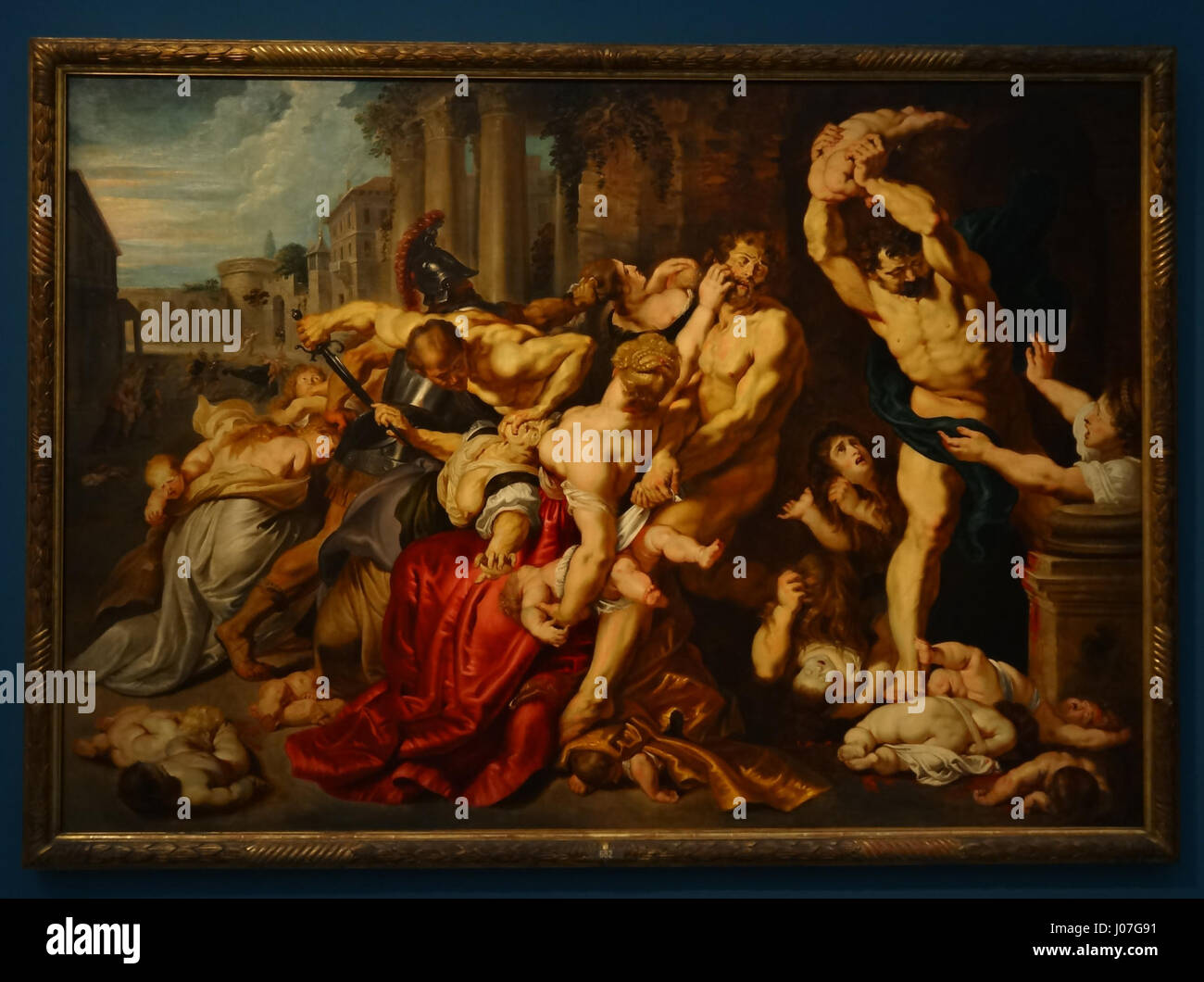 Rubens workshop - Le Massacre des Innocents - Musées royaux des beaux-arts de Belgique Stock Photo