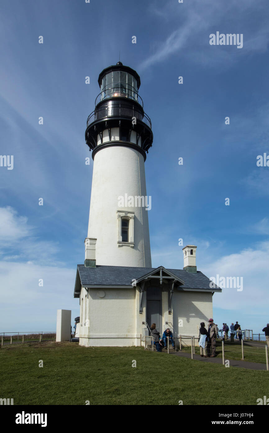 Yaquina Lighthouse Stock Photo
